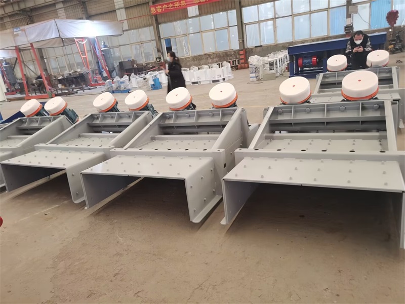 客戶(hù)定制16臺(tái)電機(jī)振動(dòng)給料機(jī)